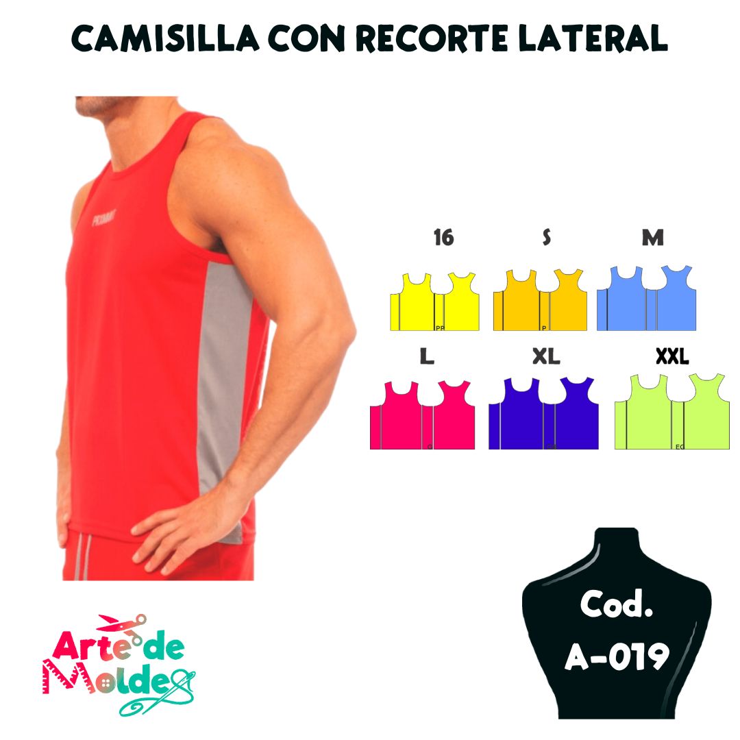 Recorte Con Ropa CAMISILLA CON RECORTE LATERAL - Arte de Moldes